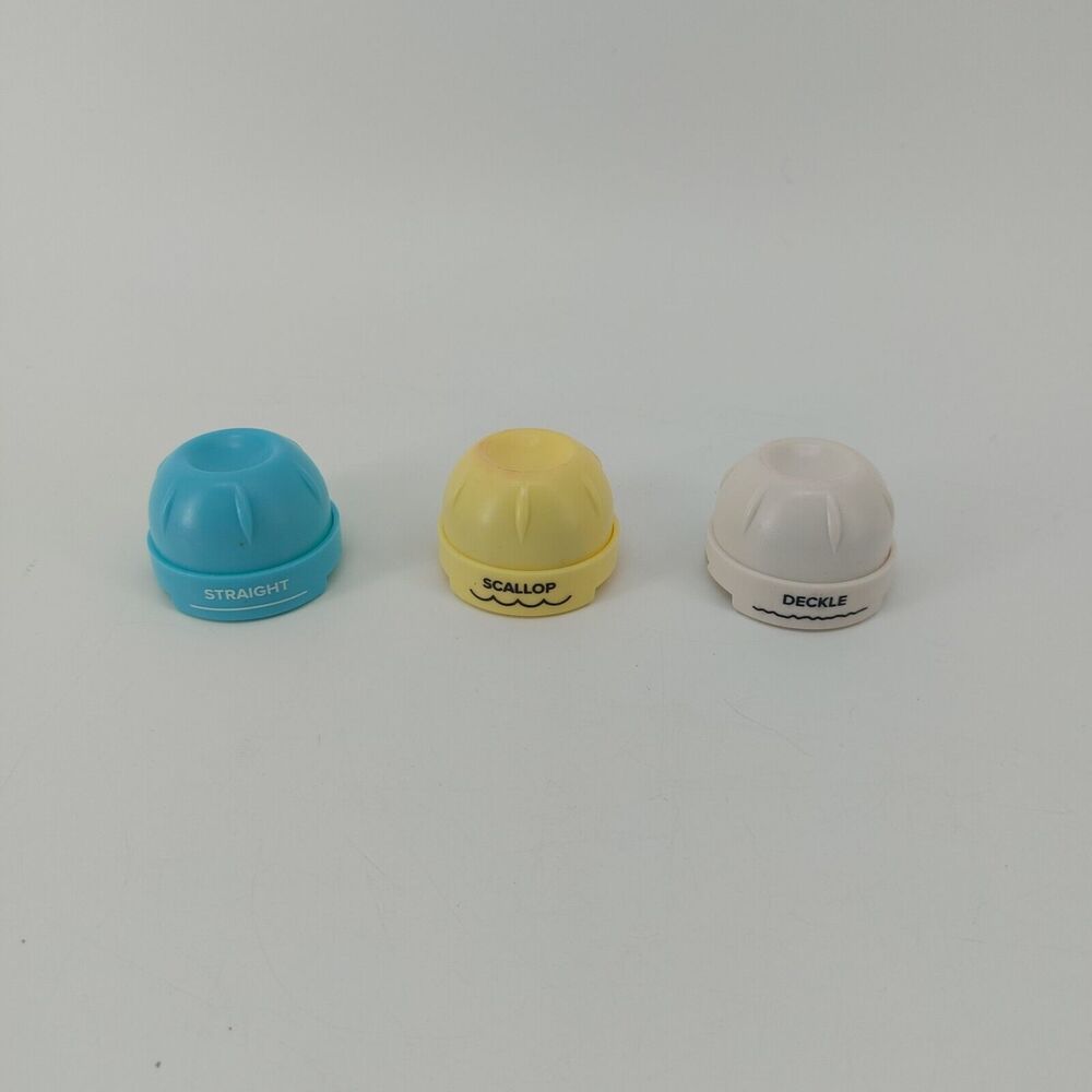 Replacement Blades Crafting Supply Straight Scalloped Set Of Three - Picture 5 of 5